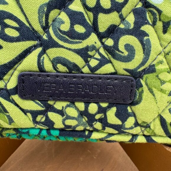 Vera Bradley Tablet Quilted Tablet Case w/Zipper 6” x 8.5” blue green turquoise - Picture 2 of 10